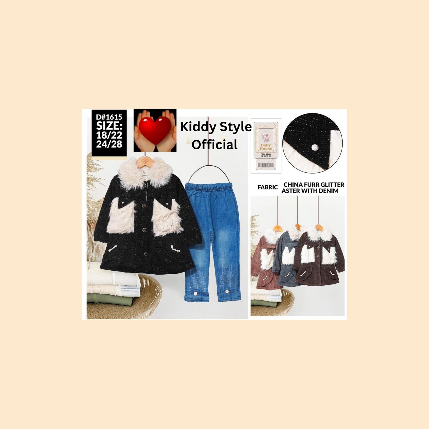 China velour print fur with aster