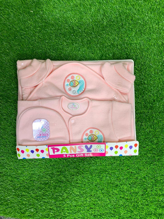 5-Piece Newborn Shawl Suit