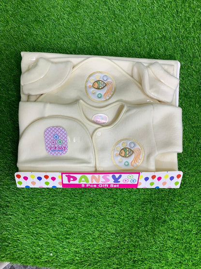 5-Piece Newborn Shawl Suit