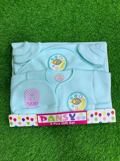 5-Piece Newborn Shawl Suit