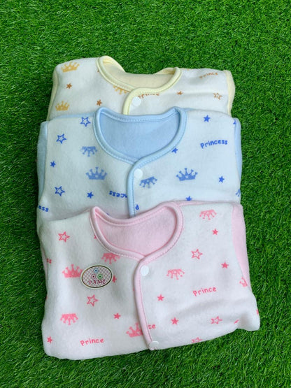 A Bundle Of 3 Newborn Baby Suits