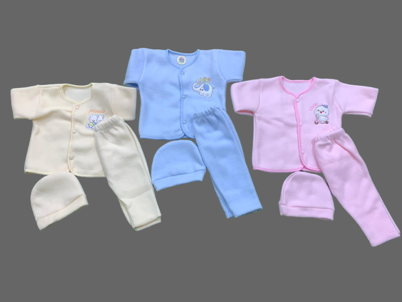 Sweet Bunny Baby Winter Suit - 3 Piece Set